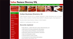 Desktop Screenshot of indianbusinessdirectory.co.uk